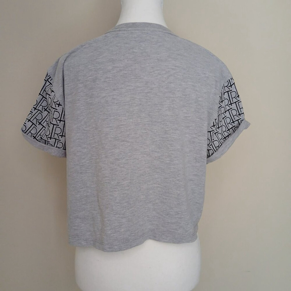 Y2K Vintage True Religion T-shirt With Mesh Panels Gray Size Medium - Picture 3 of 6